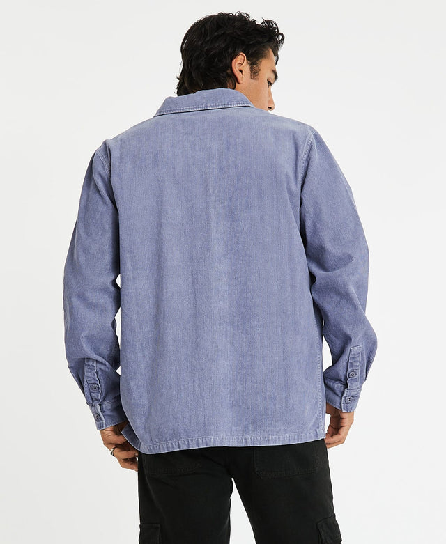 Kiss Chacey Fairmont Relaxed Overshirt Pigment Purple