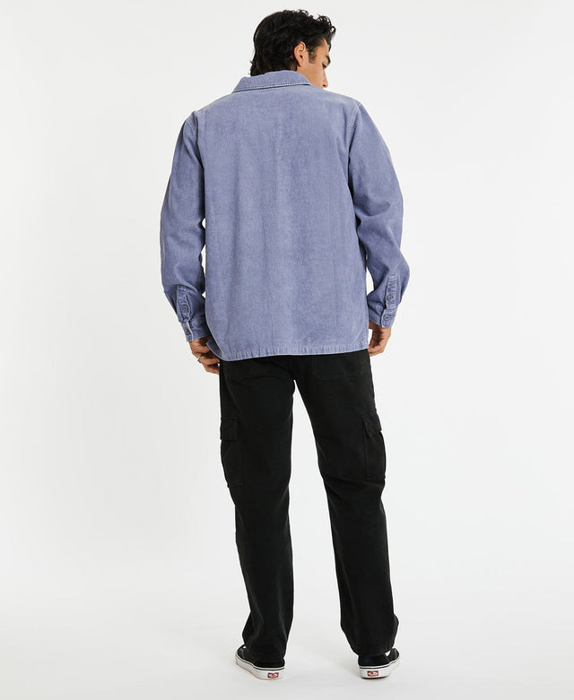 Kiss Chacey Fairmont Relaxed Overshirt Pigment Purple