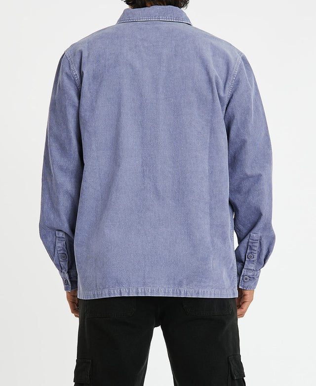 Kiss Chacey Fairmont Relaxed Overshirt Pigment Purple