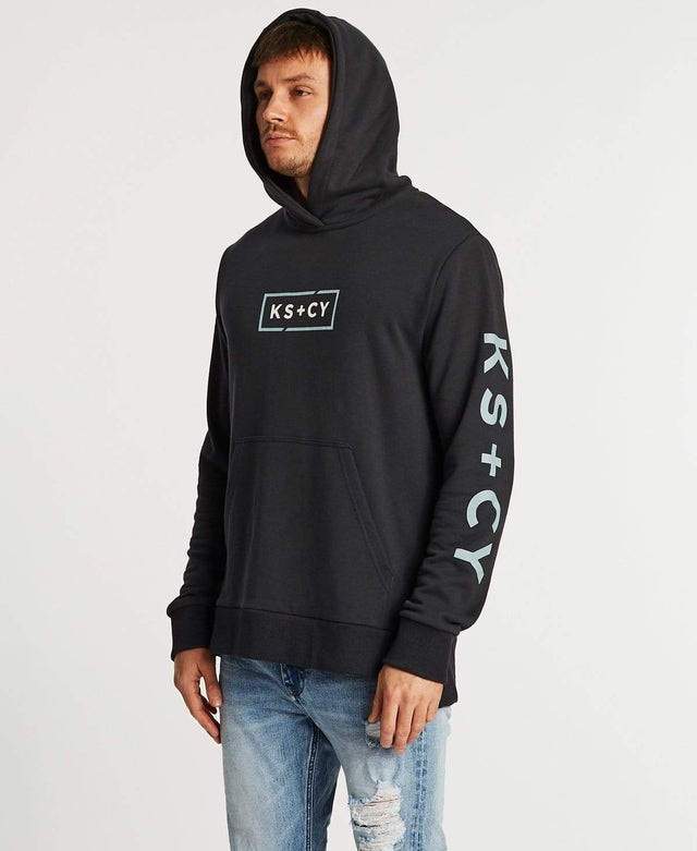 Kiss Chacey Faithful Step Hem Hoodie Graphite