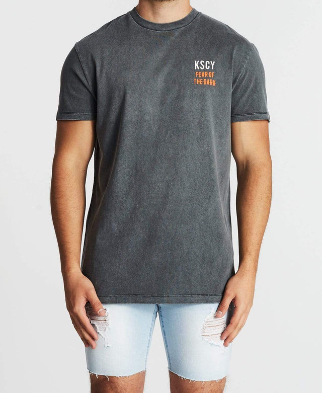 Kiss Chacey Fears Relaxed T-Shirt Pigment Charcoal