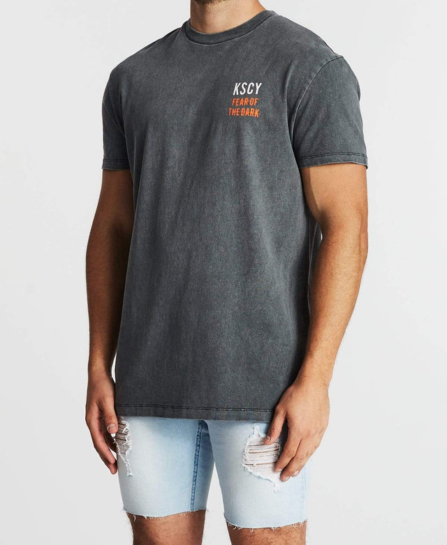 Kiss Chacey Fears Relaxed T-Shirt Pigment Charcoal