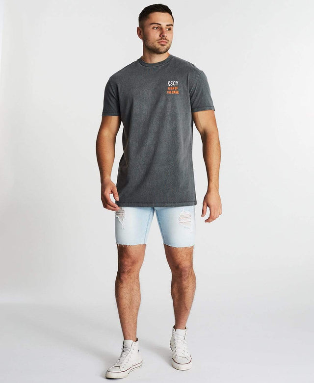Kiss Chacey Fears Relaxed T-Shirt Pigment Charcoal