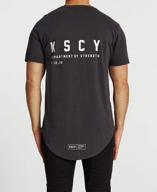 Kiss Chacey Friction Dual Curved T-Shirt Pigment Asphalt