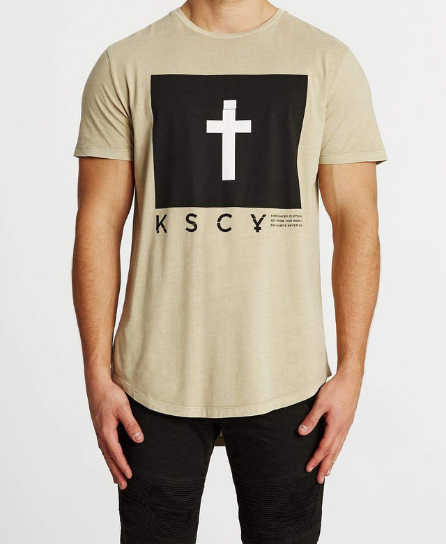 Kiss Chacey Grafton Dual Curved T-Shirt Pigment Sand