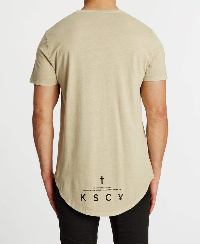 Kiss Chacey Grafton Dual Curved T-Shirt Pigment Sand