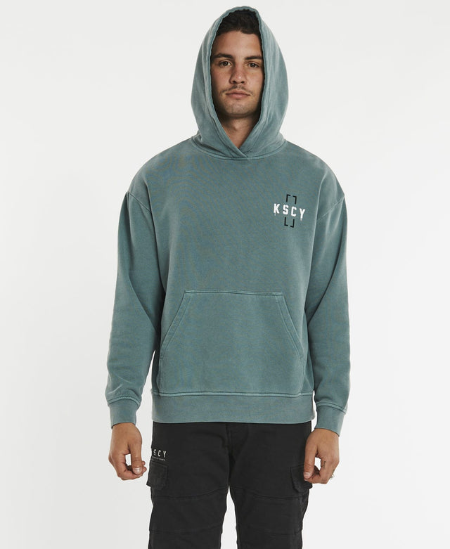 Kiss Chacey Hemlock Relaxed Hoodie Pigment Trellis Green