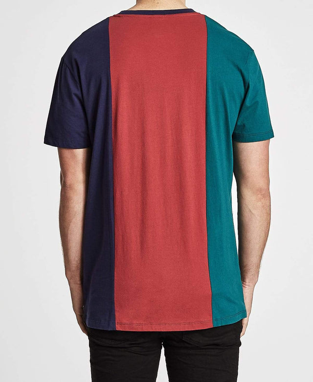 Kiss Chacey High Relaxed Fit T-Shirt Green/Blue