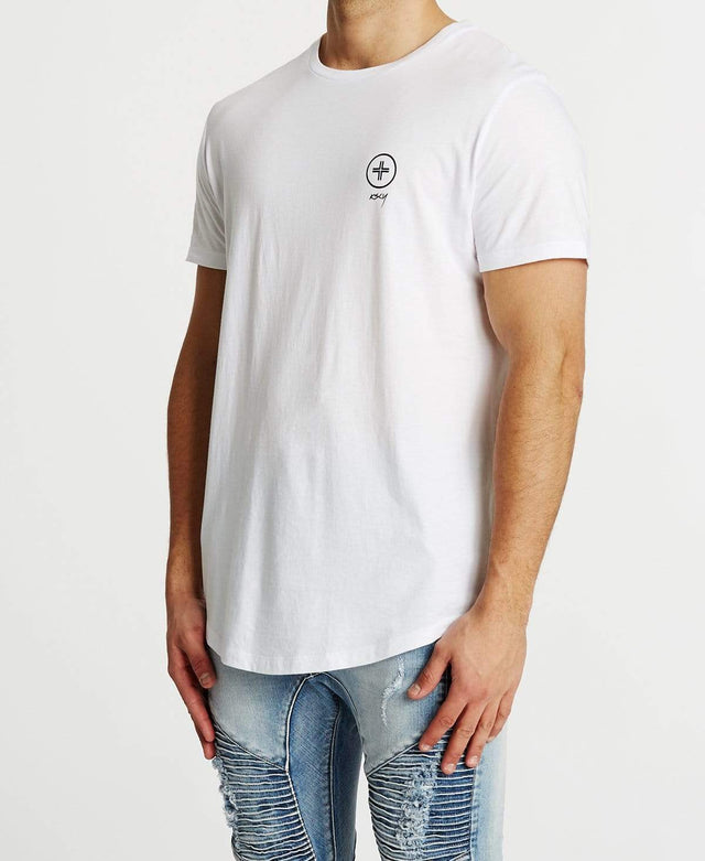 Kiss Chacey Highway Dual Curved T-Shirt White