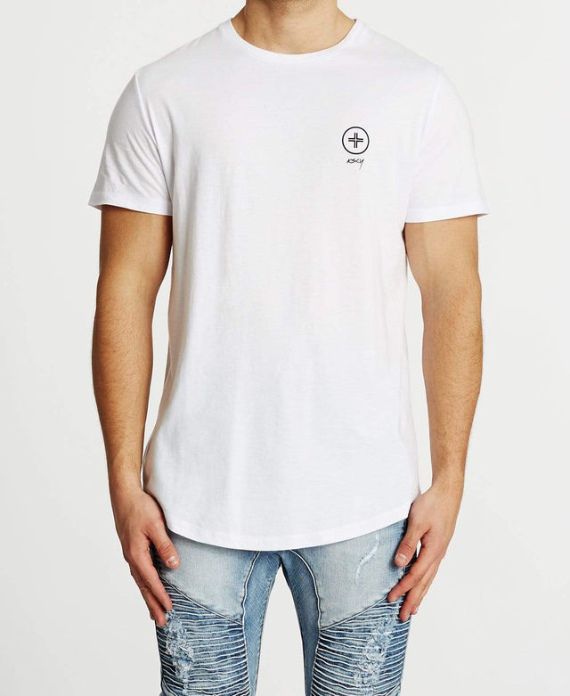 Kiss Chacey Highway Dual Curved T-Shirt White