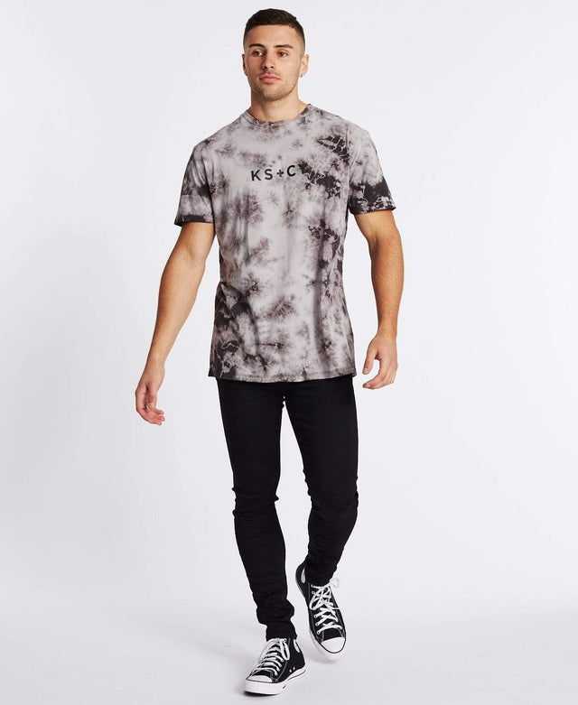 Kiss Chacey Impression Relaxed Fit T-Shirt Tie Dye Black