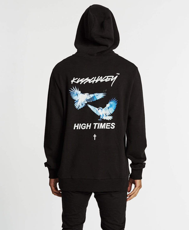 Kiss Chacey Kaleidoscope Basic Hoodie Jet Black