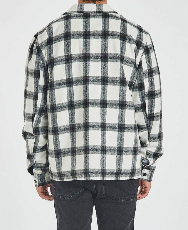Kiss Chacey Liberty Worker Jacket - Black/White Check Multi Colour