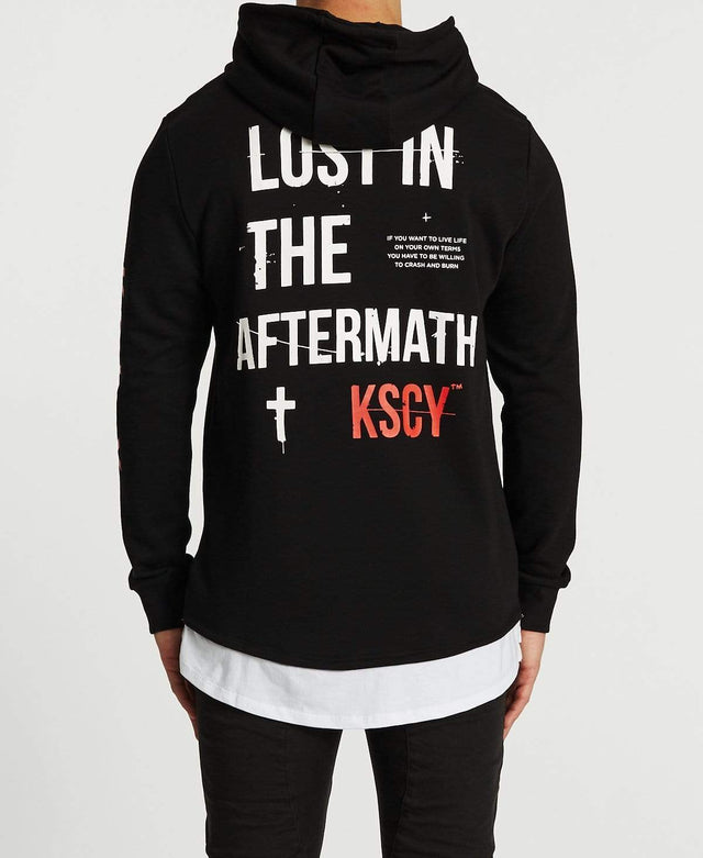 Kiss Chacey Live Life Layered Hoodie Jet Black