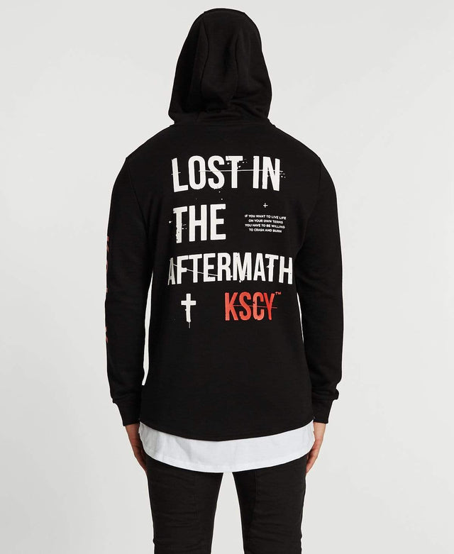 Kiss Chacey Live Life Layered Hoodie Jet Black