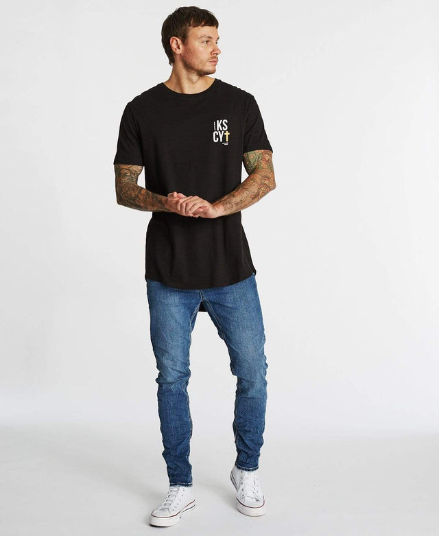 Kiss Chacey Lost All Faith Baseball T-Shirt Jet Black