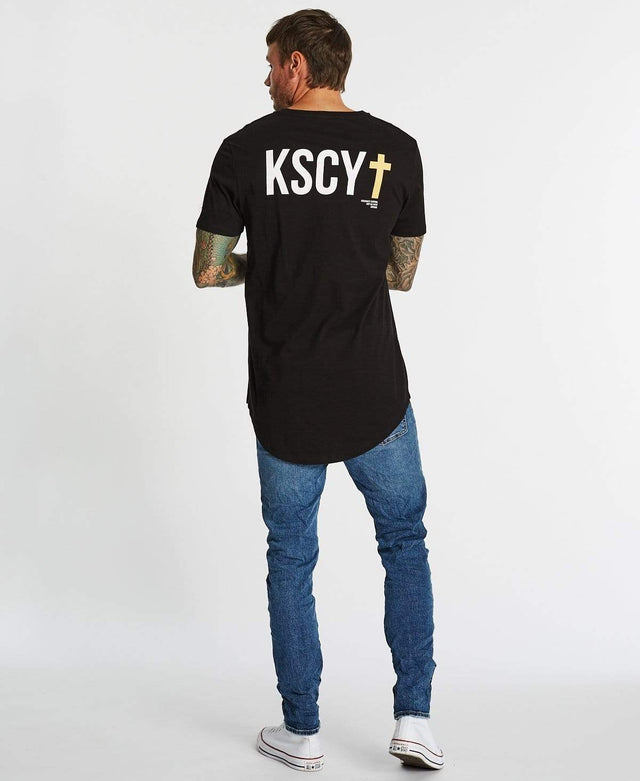 Kiss Chacey Lost All Faith Baseball T-Shirt Jet Black