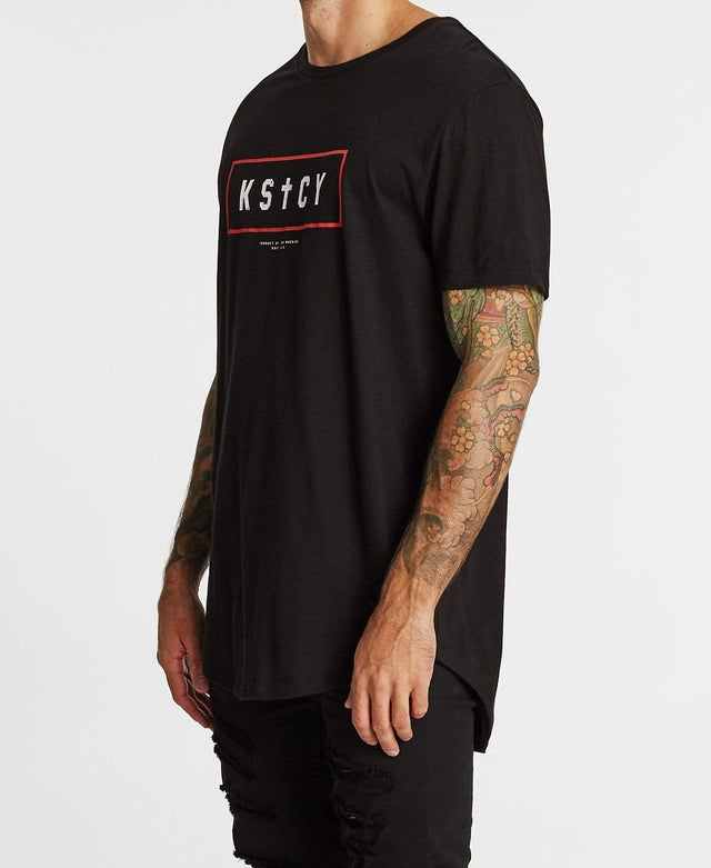 Kiss Chacey Machine Baseball T-Shirt Jet Black