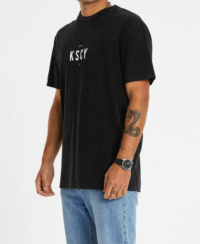 Kiss Chacey Mantura Relaxed T-Shirt Mineral Black