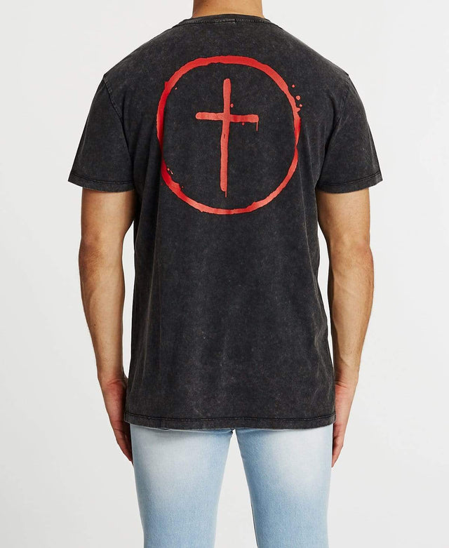 Kiss Chacey Mirage Relaxed T-Shirt Anthracite Black