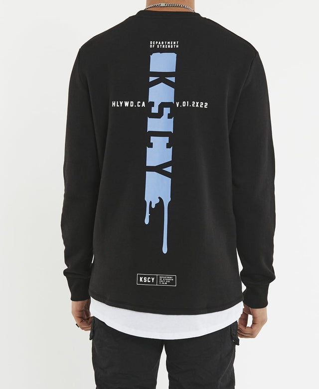 Kiss Chacey Montara Layered jumper Jet Black