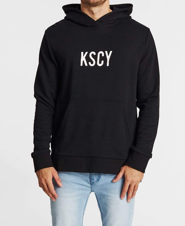 Kiss Chacey Never Enough Thunder Step Hem Hoodie Jet Black