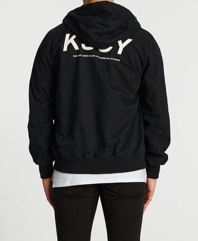 Kiss Chacey Pioneer Hooded Zip-Up Jacket Jet Black