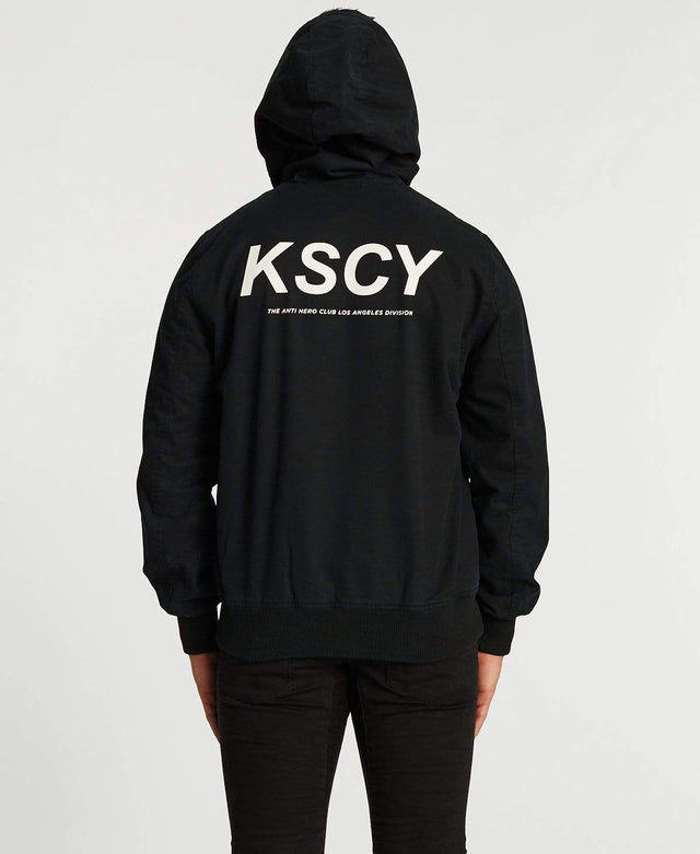 Kiss Chacey Pioneer Hooded Zip-Up Jacket Jet Black