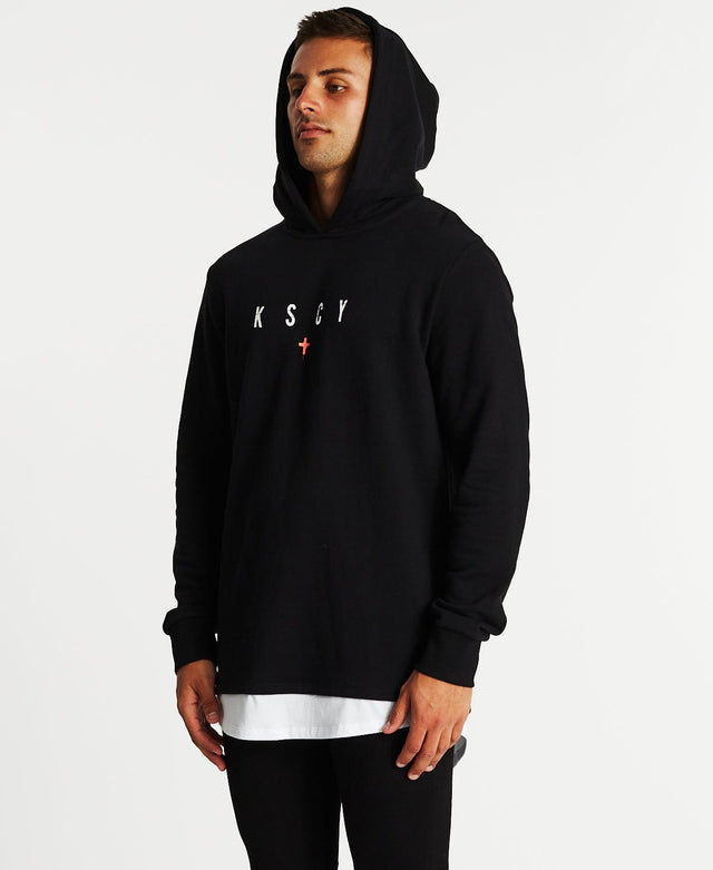 Kiss Chacey Pressure Layered Hoodie Jet Black