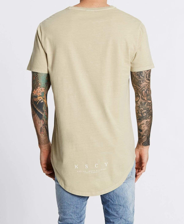 Kiss Chacey Prophet Dual Curved T-Shirt Pigment Sand