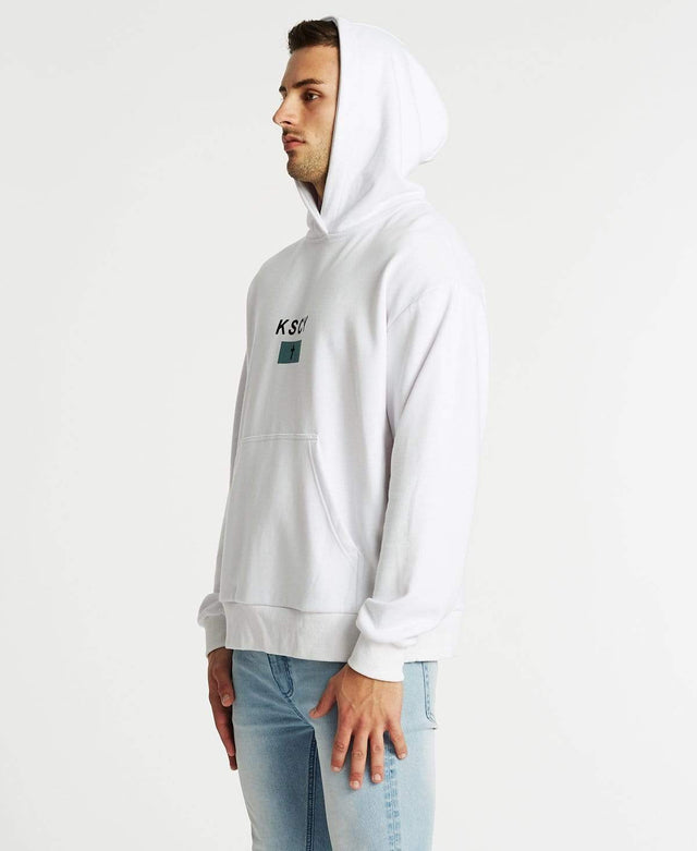 Kiss Chacey Sighted Relaxed Fit Hoodie White