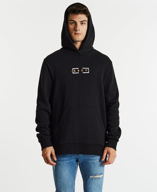 Kiss Chacey Sky Step Hem Hoodie Jet Black