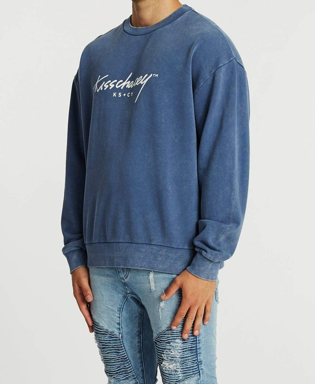 Kiss Chacey Solo Relaxed jumper Acid Blue