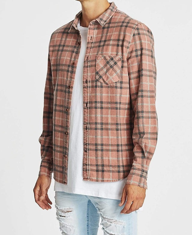 Kiss Chacey Trusted Casual Shirt AW21 Red/Clay Check