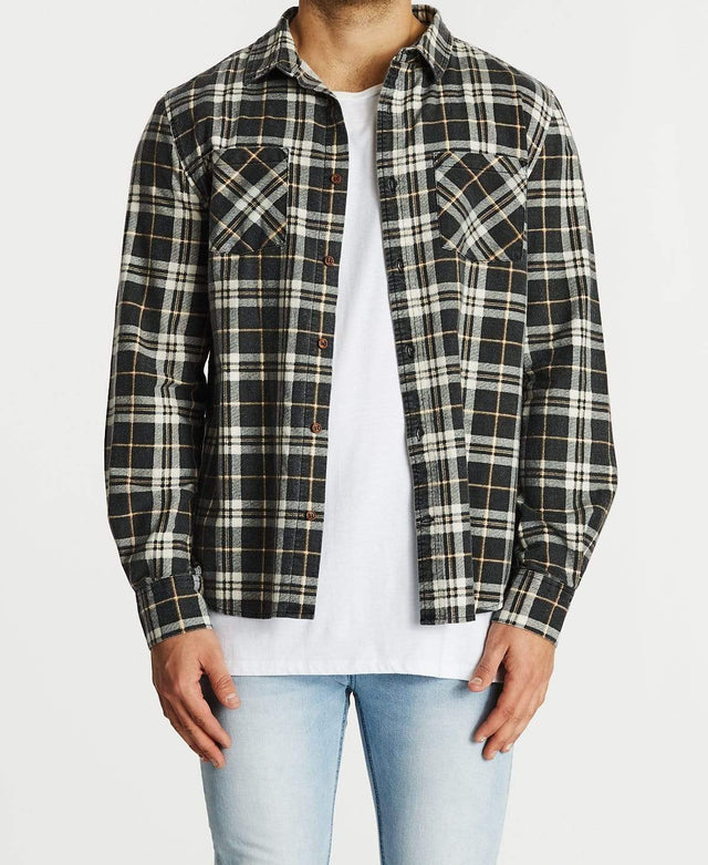 Kiss Chacey Trusted Shirt Black/Sand/White Check