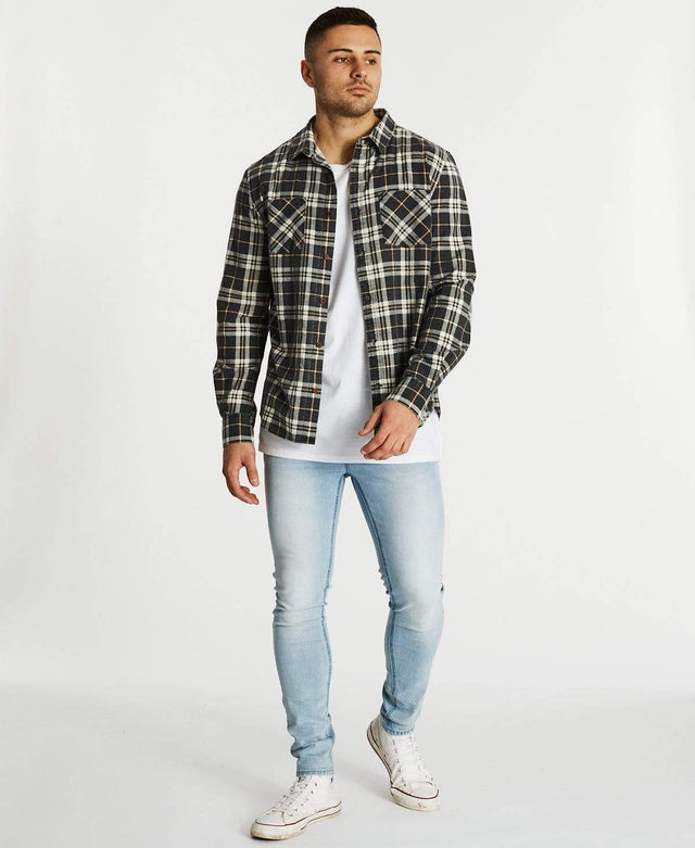 Kiss Chacey Trusted Shirt Black/Sand/White Check