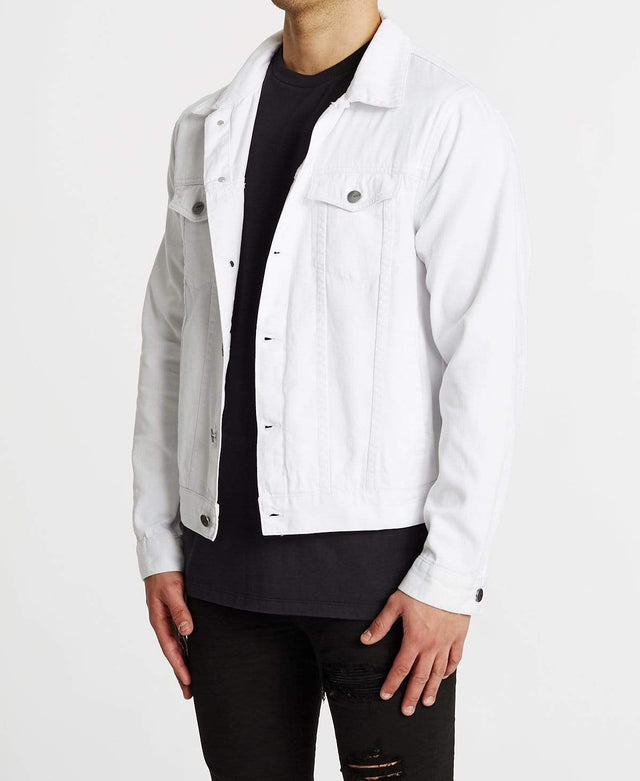 Kiss Chacey Winslow Trucker Jacket White