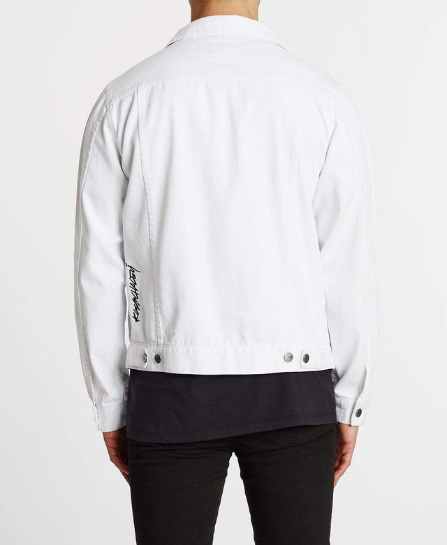 Kiss Chacey Winslow Trucker Jacket White