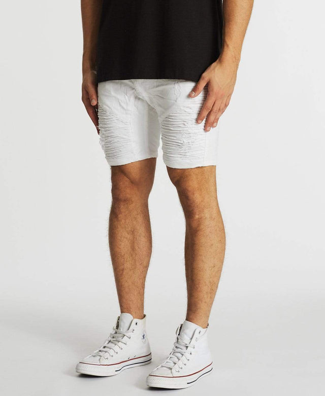 Kiss Chacey Zeppelin Shorts White