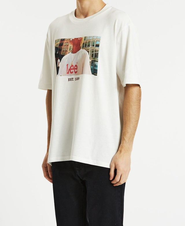 Lee jeans Inception Baggy T-Shirt White
