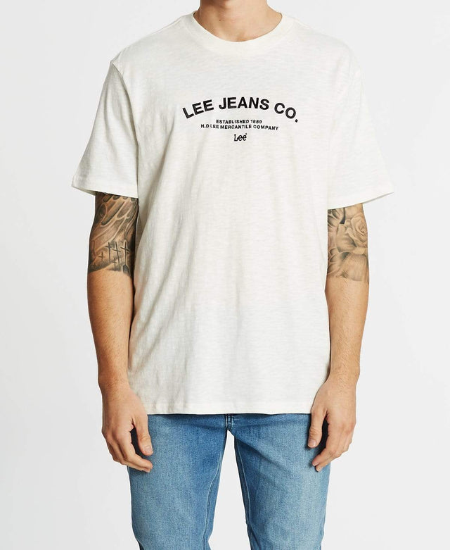 Lee Jeans Lee Nippon Slub T-Shirt White