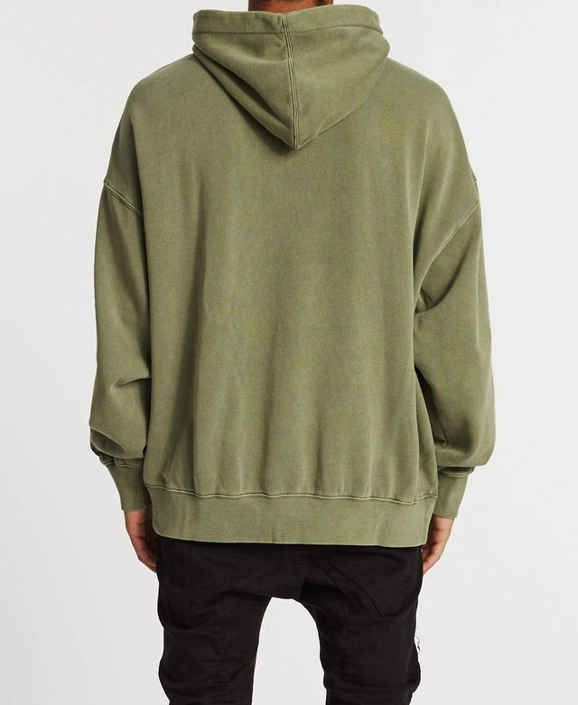 Majestic Arrival Overdye Hoodie Dodgers Gravity Grey