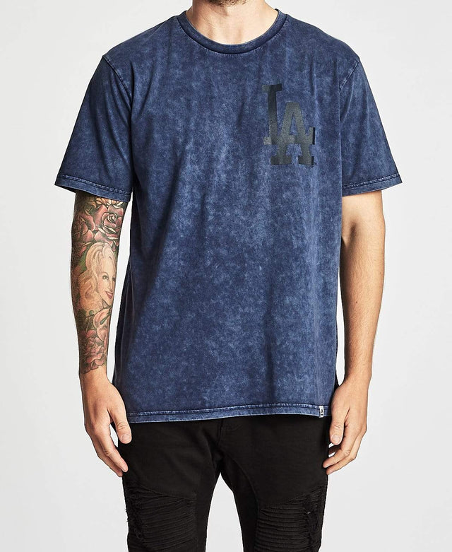 Majestic Bicester T-Shirt Los Angeles Dodgers Stone Wash