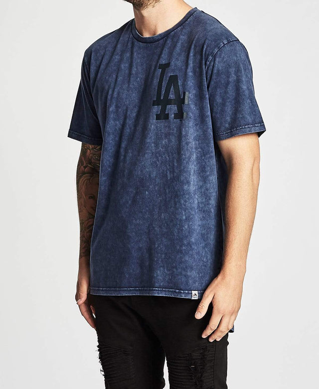 Majestic Bicester T-Shirt Los Angeles Dodgers Stone Wash