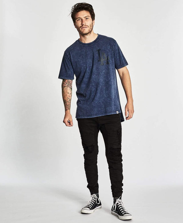Majestic Bicester T-Shirt Los Angeles Dodgers Stone Wash
