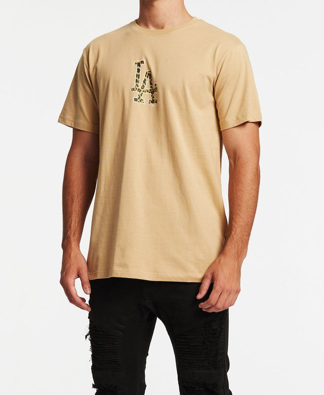 Majestic CNTR FNT ANML LOG TEE DODG - LA Dodgers Sesame