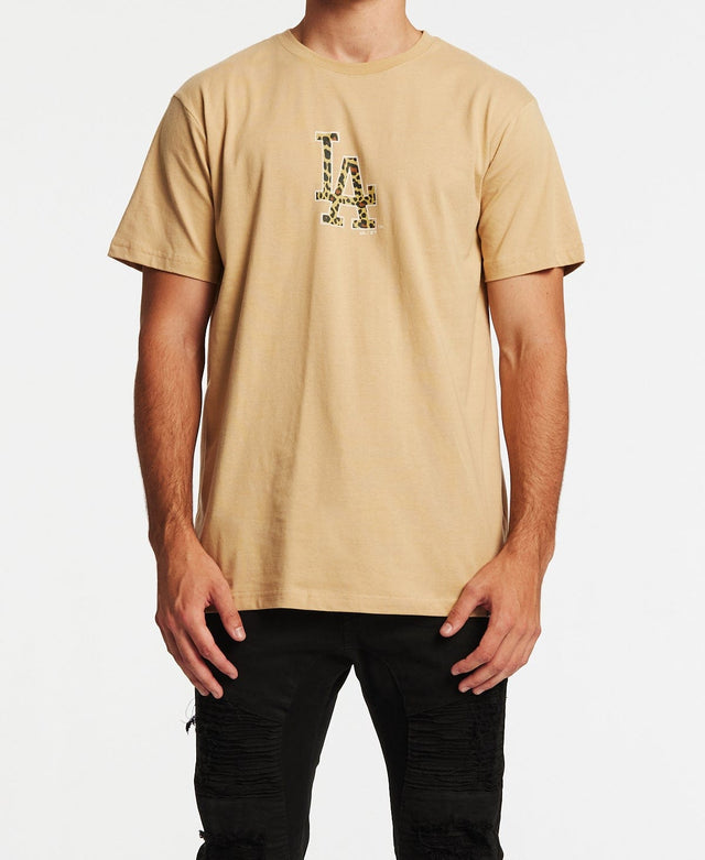 Majestic CNTR FNT ANML LOG TEE DODG - LA Dodgers Sesame