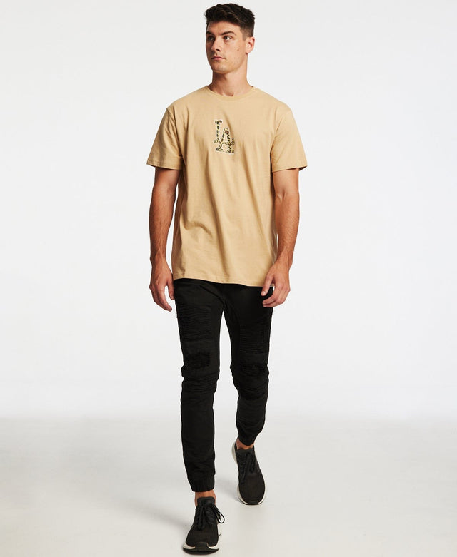 Majestic CNTR FNT ANML LOG TEE DODG - LA Dodgers Sesame