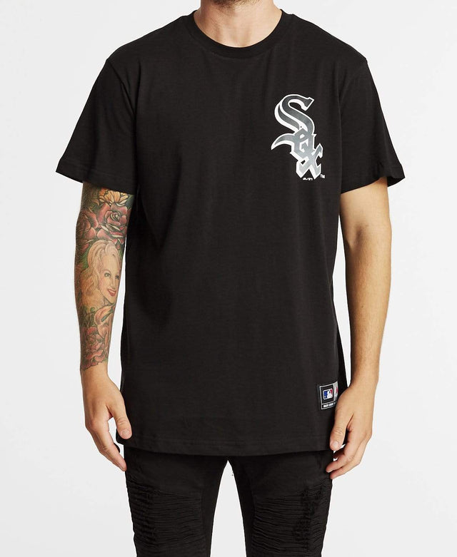 Majestic Fade T-Shirt Chicago White Socks Black