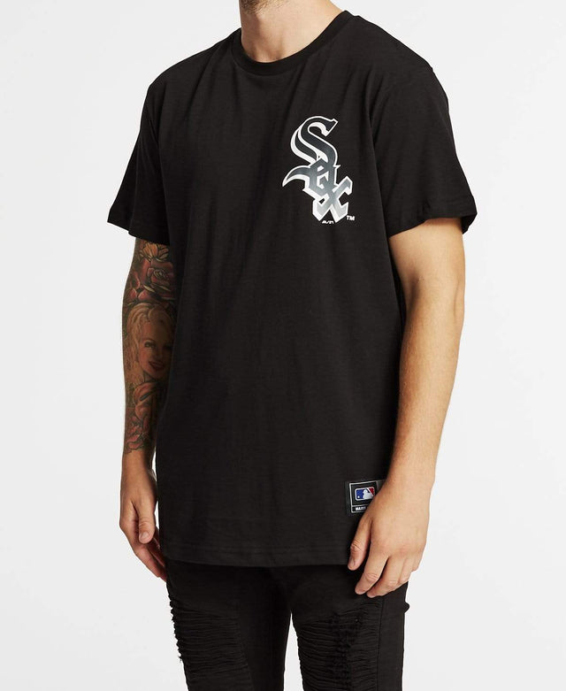 Majestic Fade T-Shirt Chicago White Socks Black